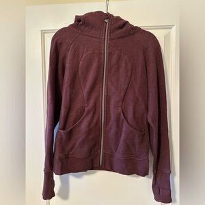 Lululemon Scuba Full-Zip Hoodie Maroon